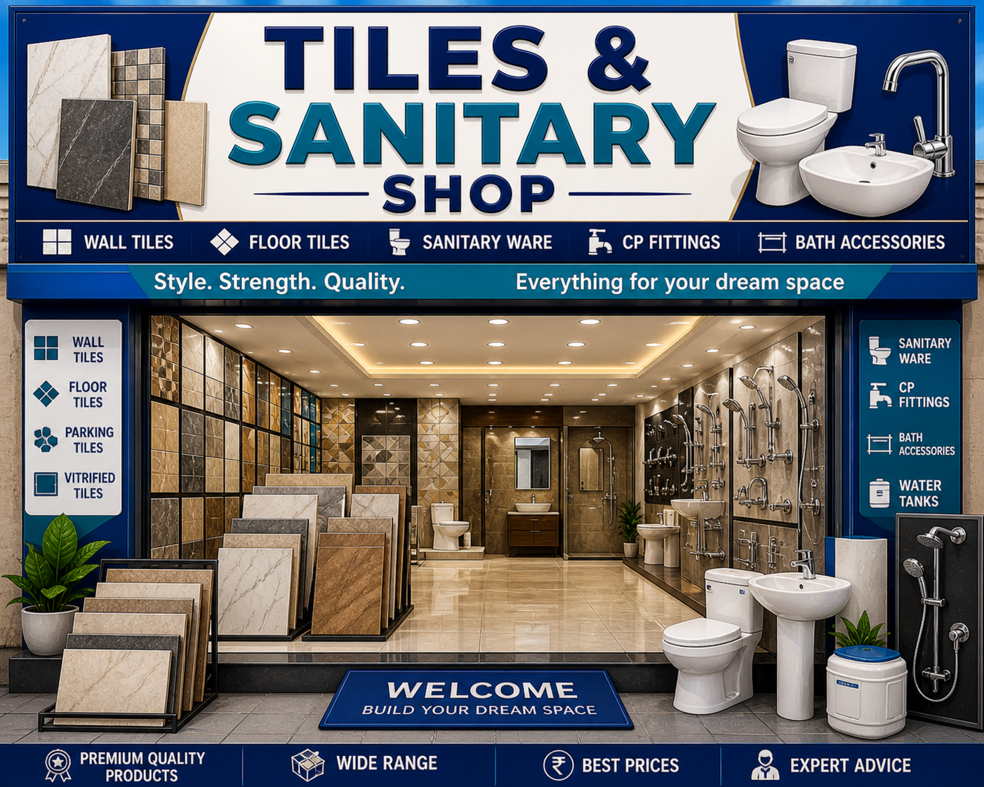 Tiles & Sanitary Shops